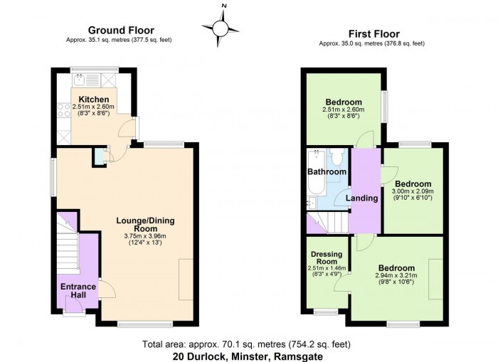 Floorplans For Minster, Ramsgate