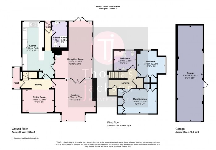 Floorplans For Epple Bay Avenue, Birchington
