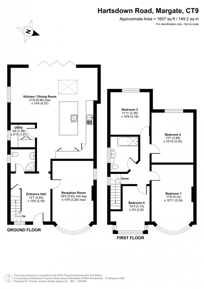 Floorplans For Hartsdown Road, Margate