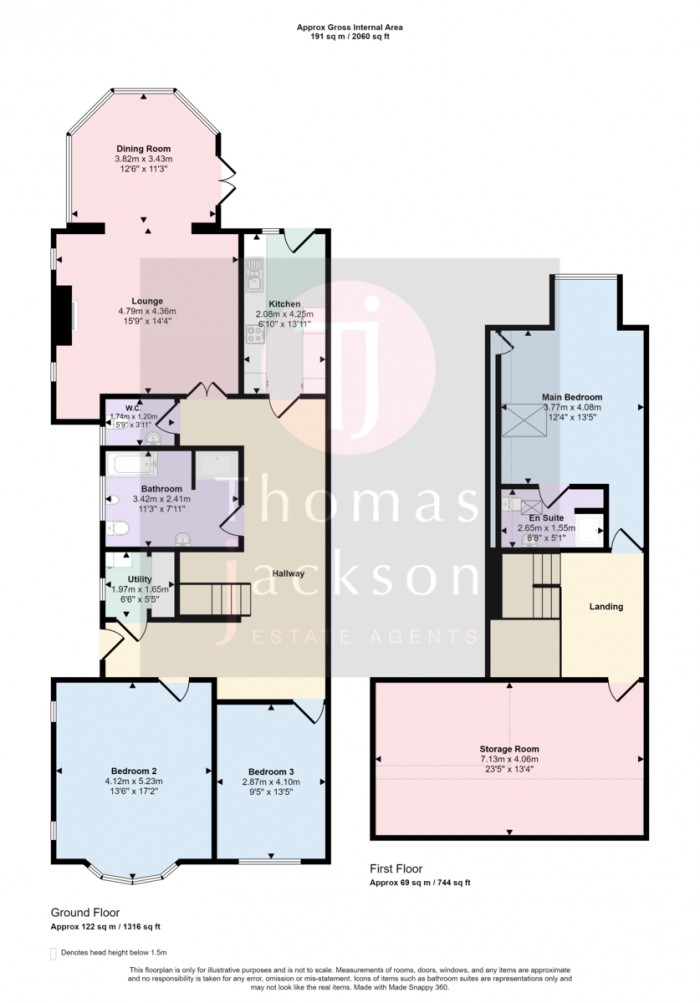 Floorplans For Hartsdown Road, Margate