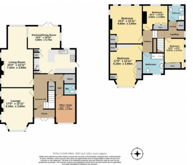 Floorplan for Lonsdale Avenue, Margate