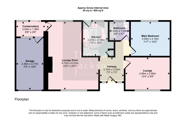 Floorplan for Linden Road, Westgate-On-Sea