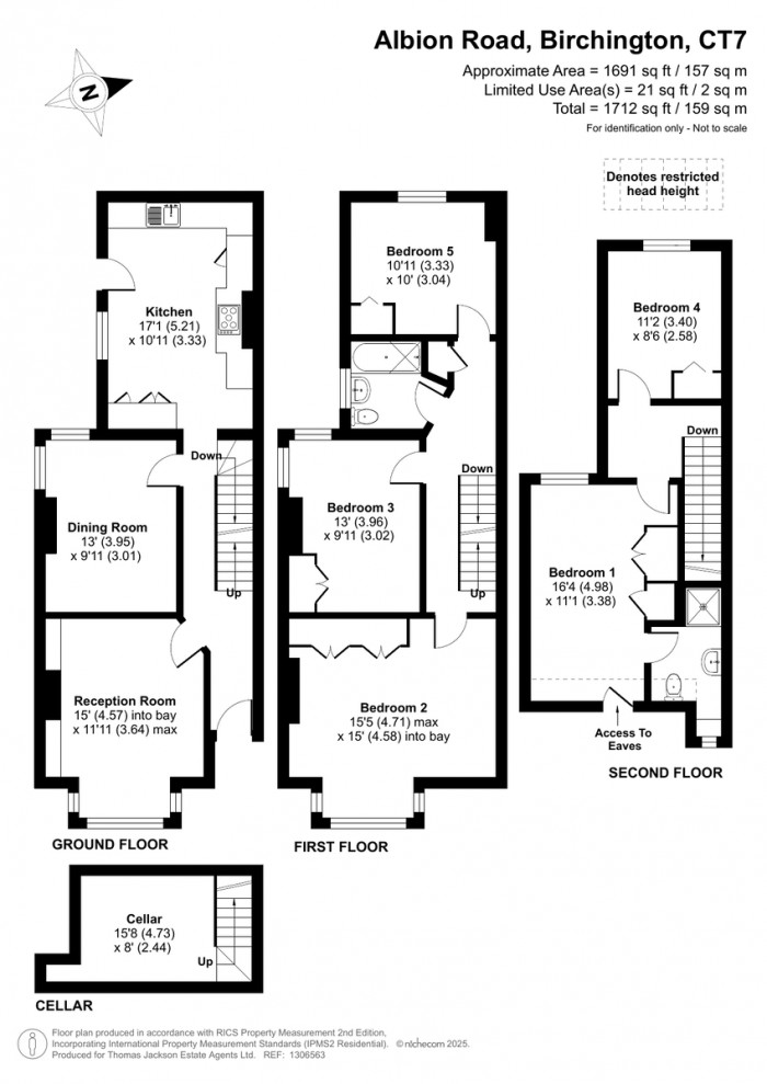 Floorplans For Albion Road, Birchington