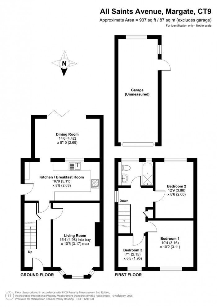 Floorplans For All Saints Avenue, Margate