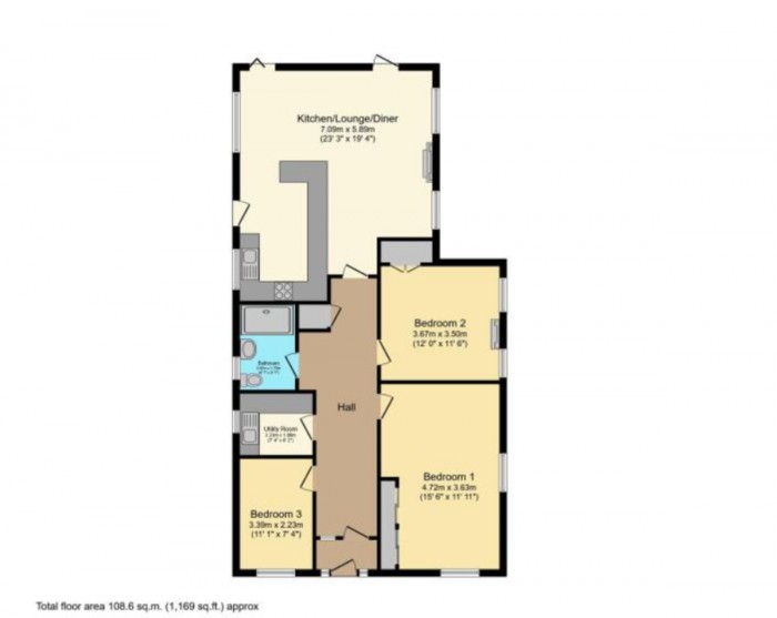 Floorplans For Northdown Way, Margate