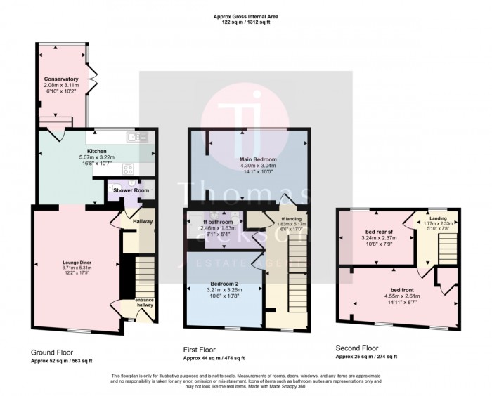 Floorplans For New Cross Street, Margate