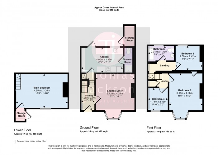 Floorplans For Vicarage Place, Margate