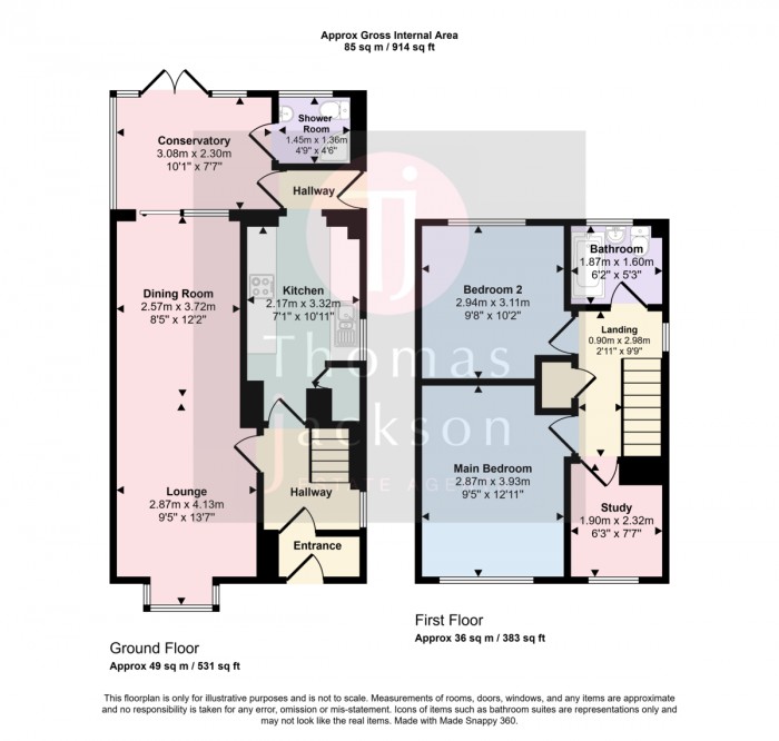 Floorplans For Hunting Gate, Birchington