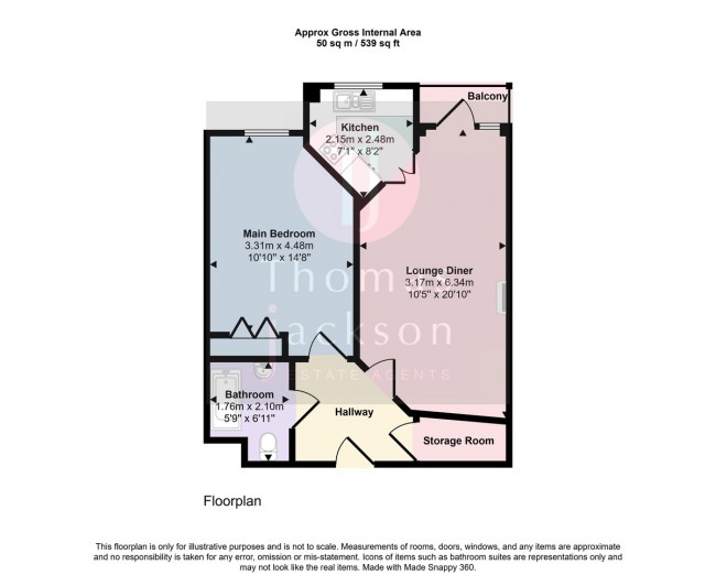 Floorplan for Read Court , The Grove, Westgate-On-Sea