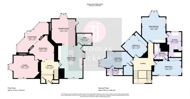 Floorplan for First Avenue, Broadstairs