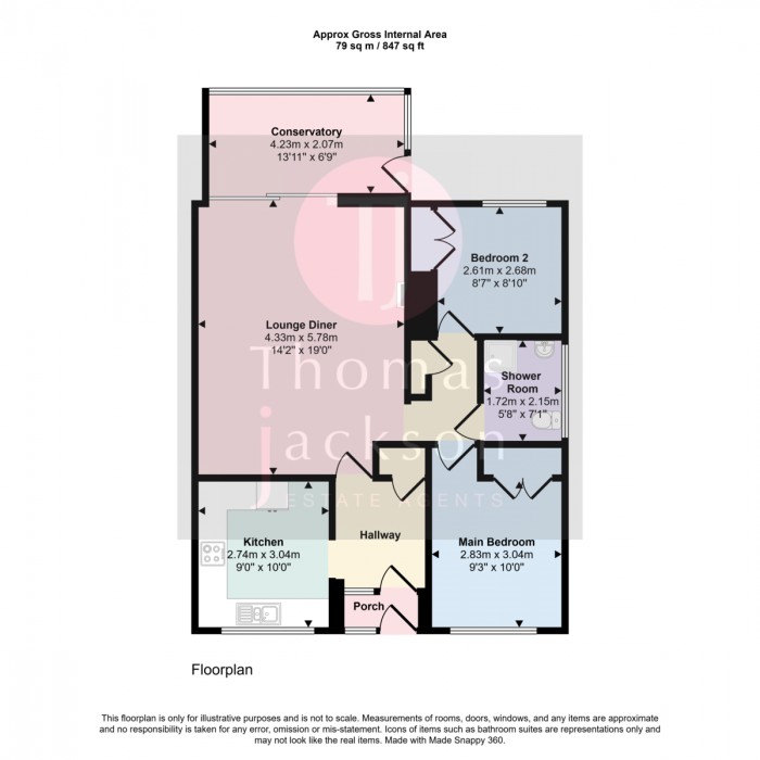 Floorplans For Cliftonville, Margate