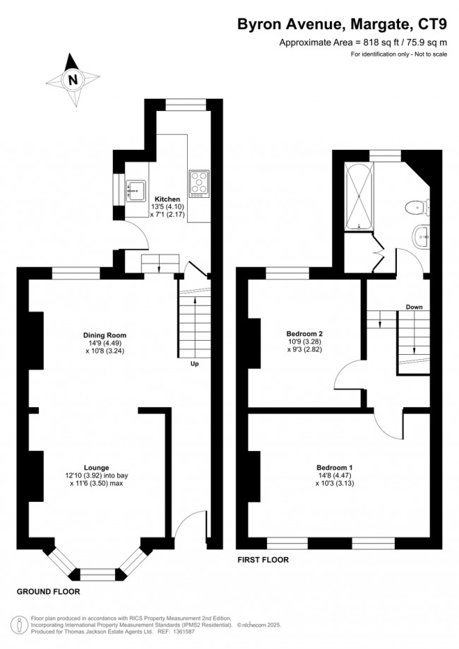 Floorplan for Byron Avenue, Margate