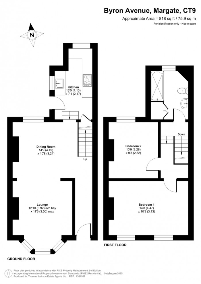 Floorplans For Byron Avenue, Margate