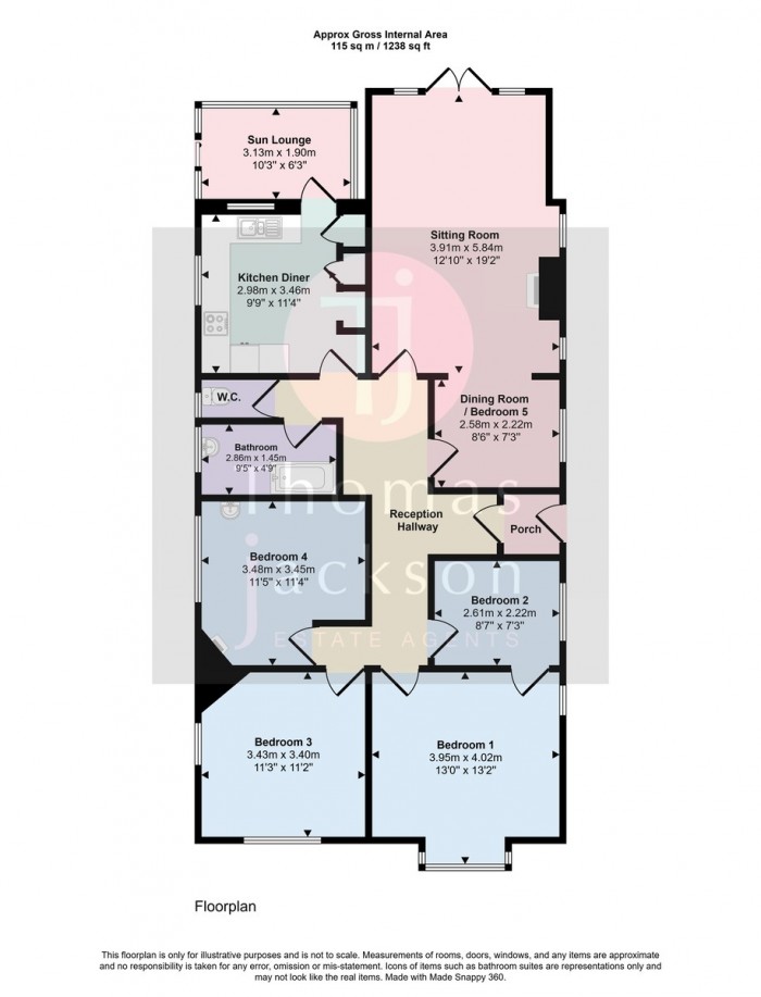 Floorplans For Goodwin Road, Ramsgate
